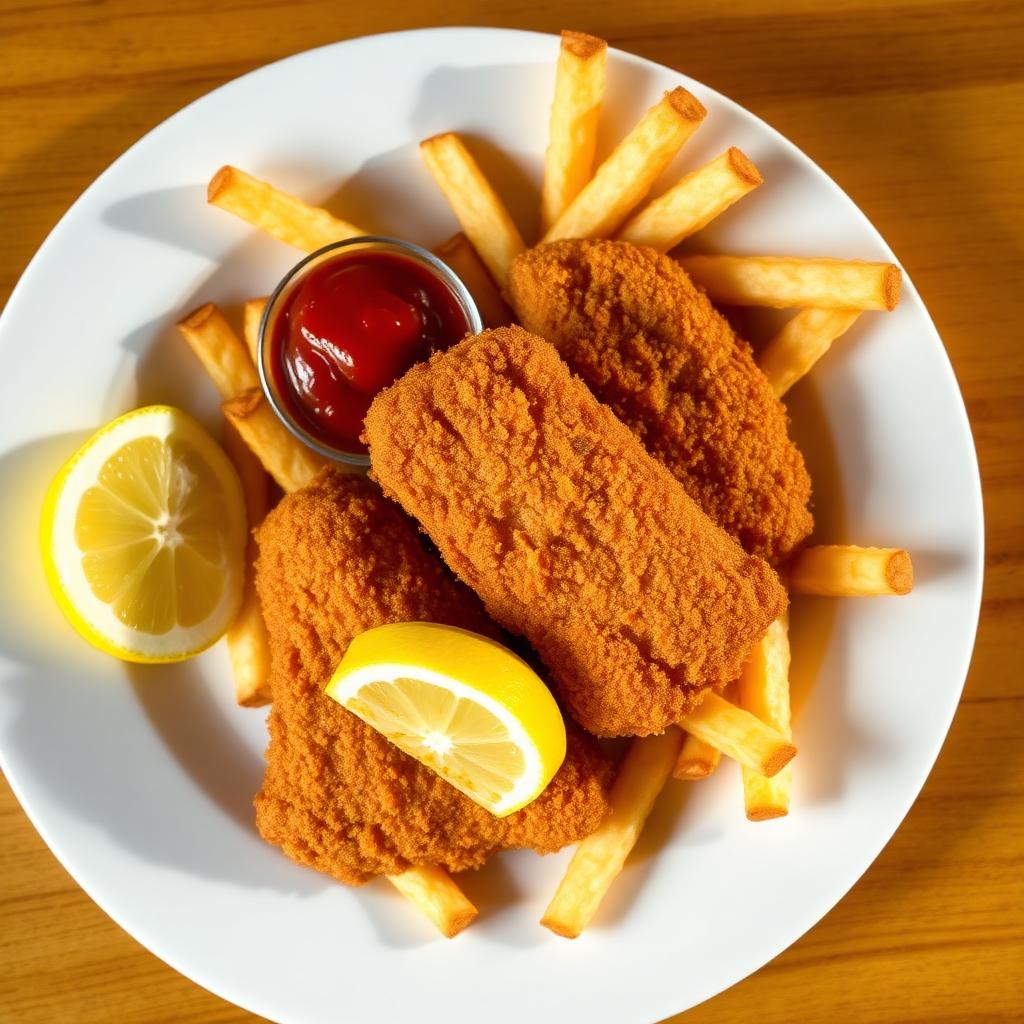FISH FINGER & CHIPS
