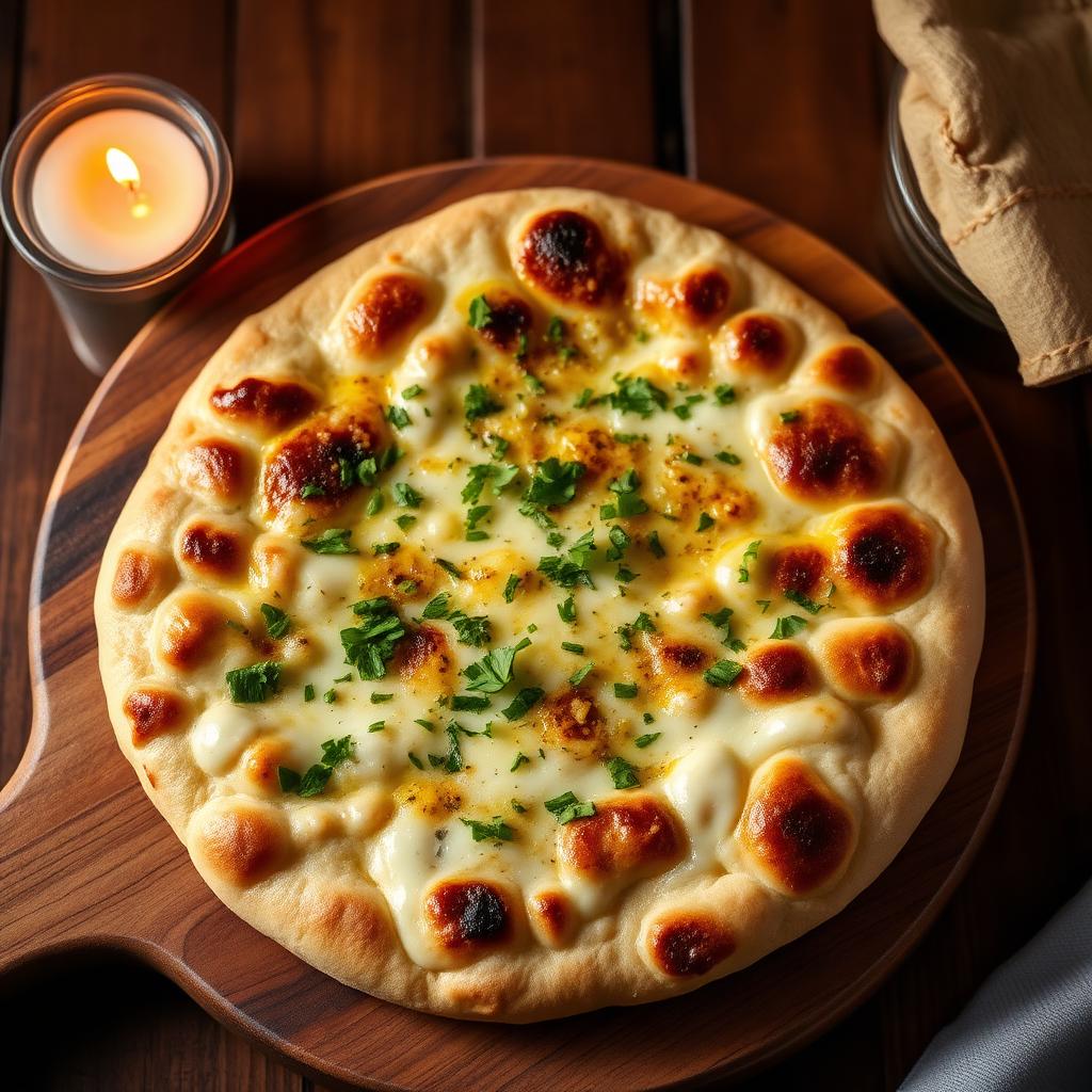 GARLIC & CHEESE NAAN
