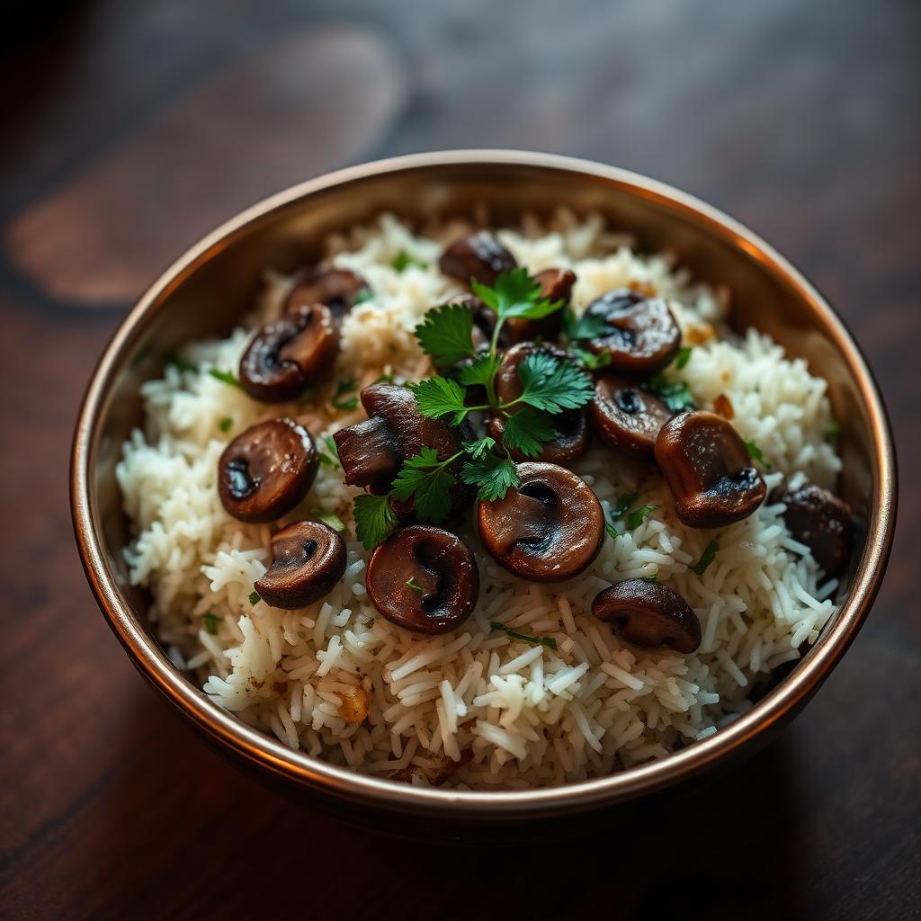MUSHROOM RICE